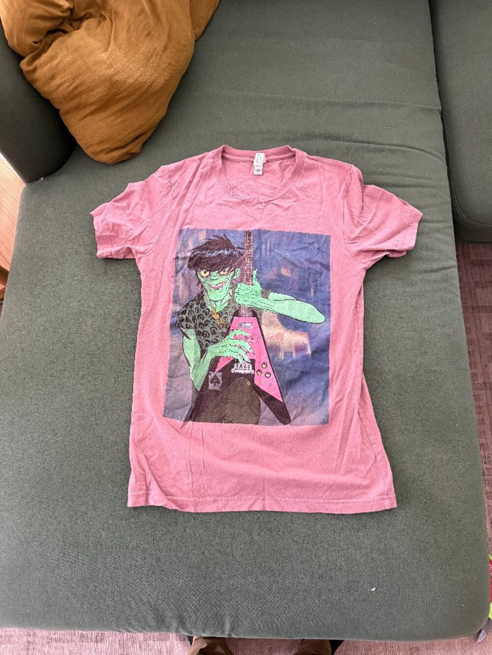 Gorillaz Murdoc Niccals T-shirt Small Purple Cracker Island Tour